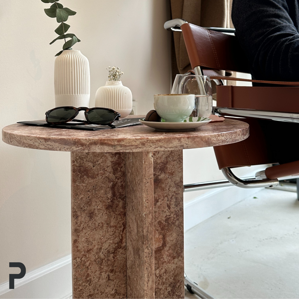 Dali T Cross Pembe Traverten