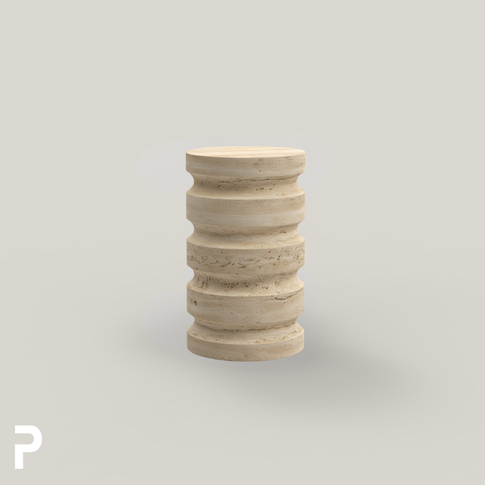 Dali Torna Traverten Yan Sehpa