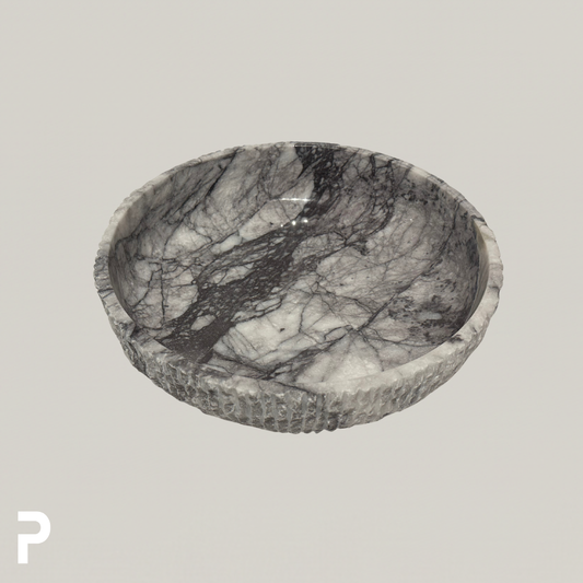 Gray Grace Salad Bowl