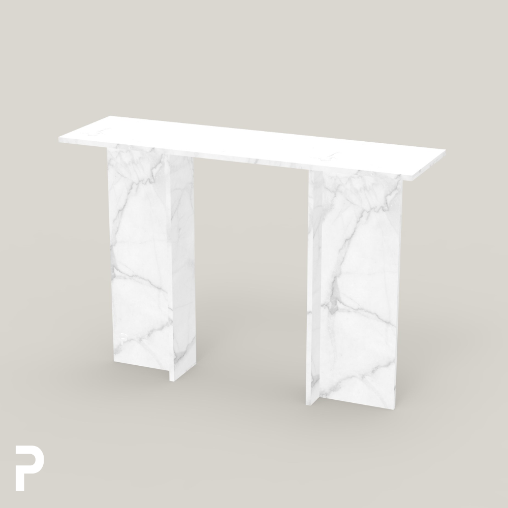 Basic Tcross Dresuar Beyaz Mermer