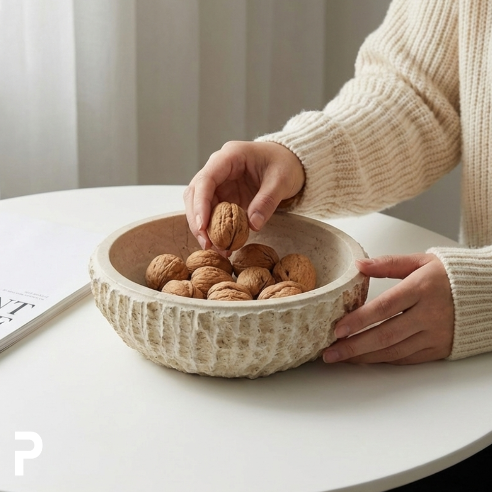 Craterra Traverten Bowl