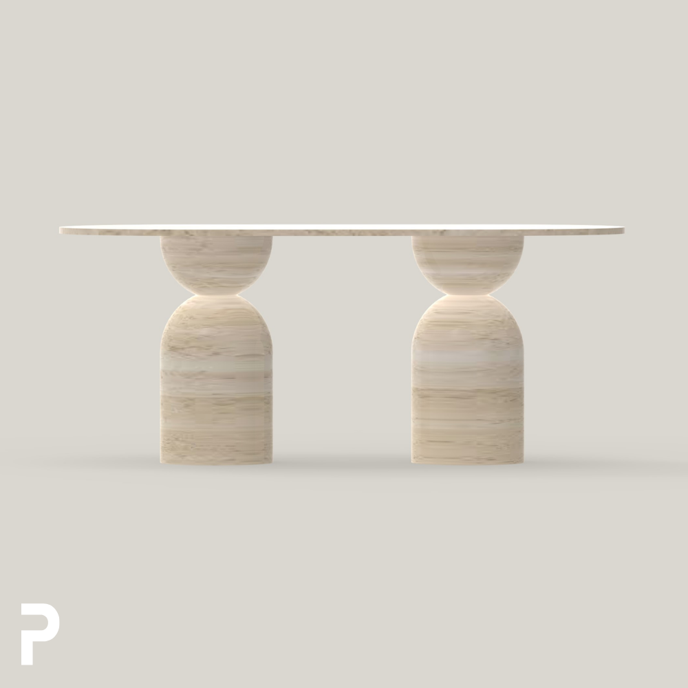 Mateo BULB Traverten Masa