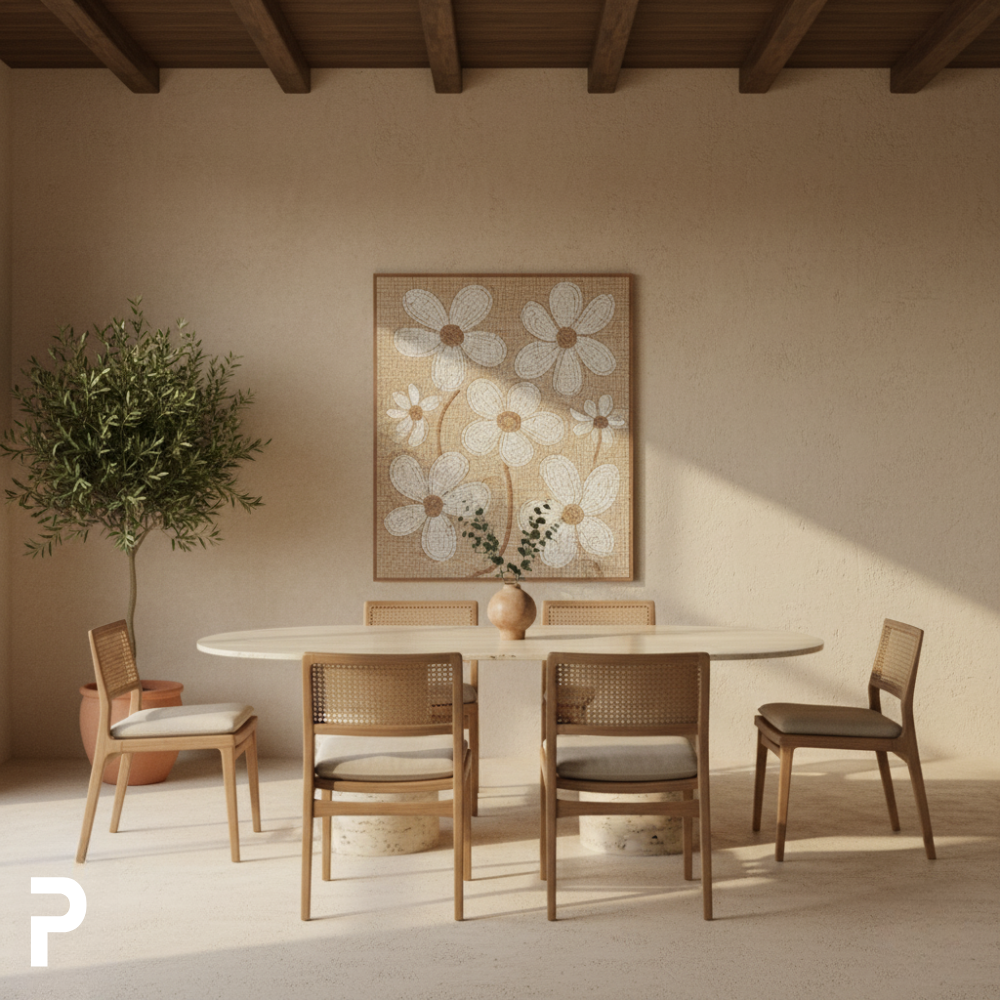 Mateo CYLINDER Traverten Masa