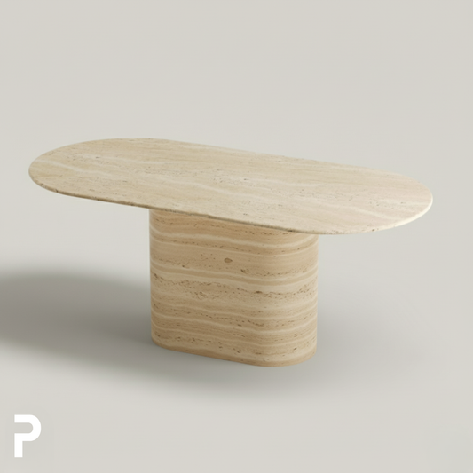 Mateo MONO Traverten Masa