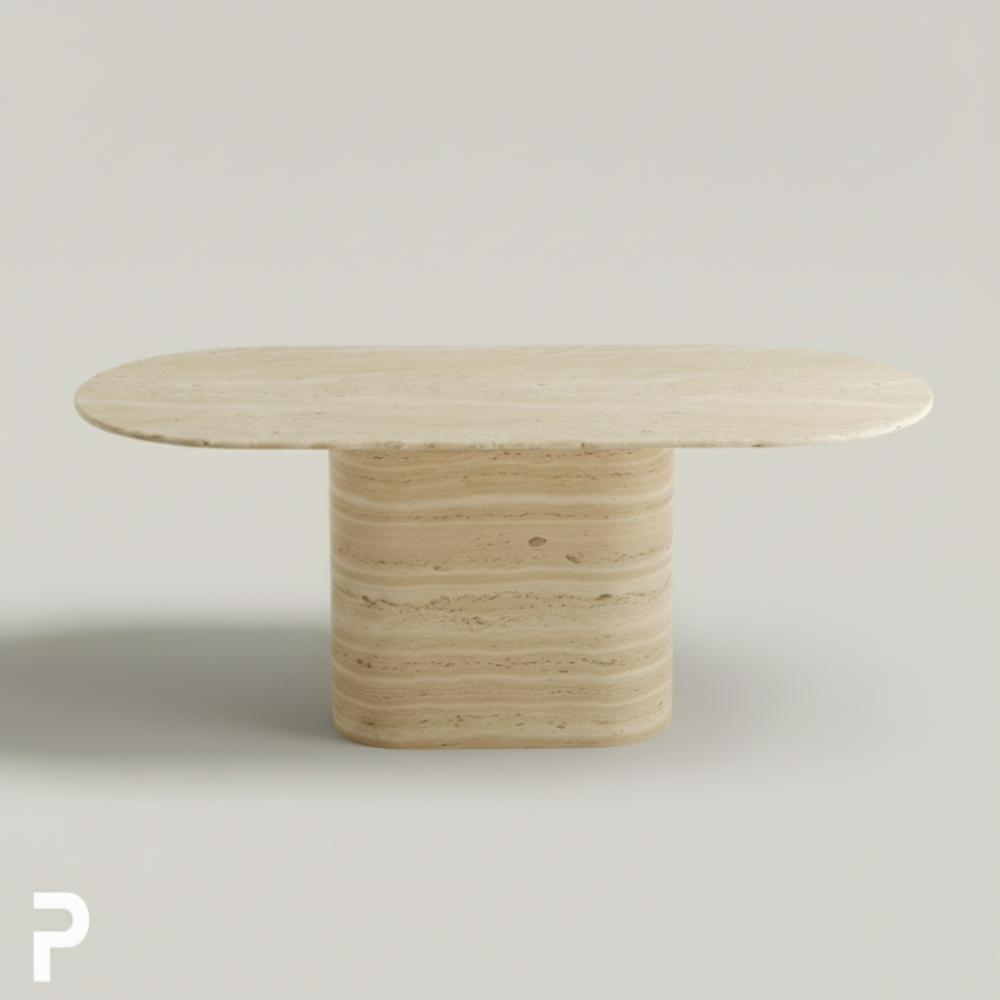 Mateo MONO Traverten Masa