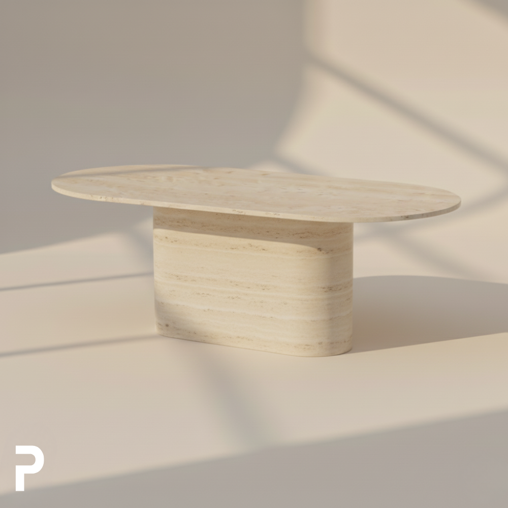 Mateo MONO Traverten Masa