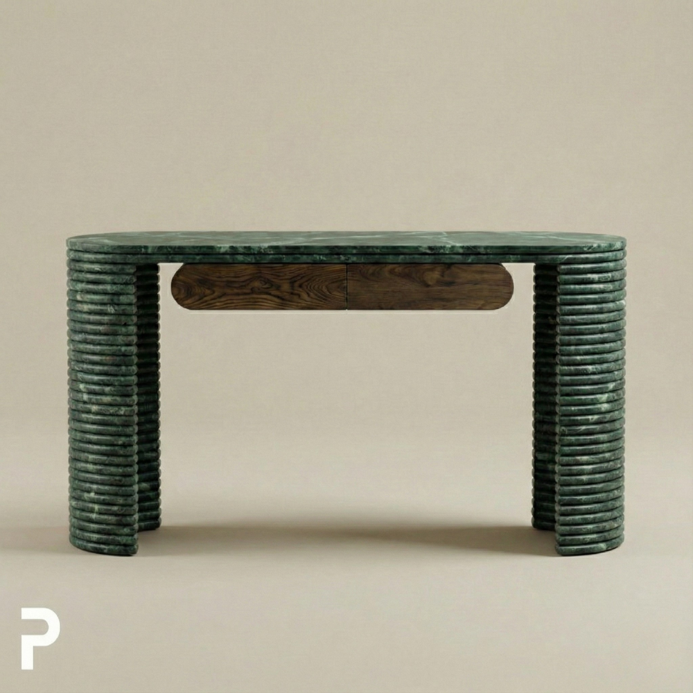 Guatemala Verde Ripple Desk Çalışma Masası