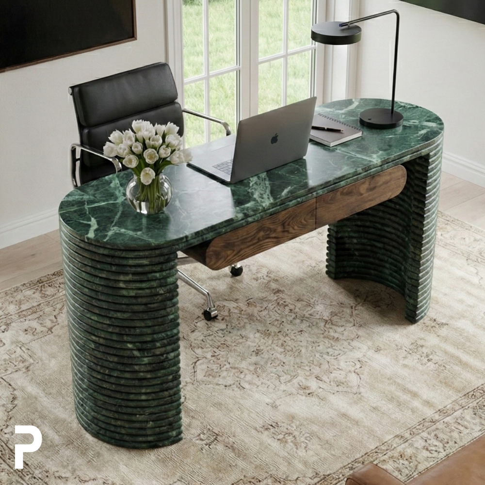 Guatemala Verde Ripple Desk Çalışma Masası