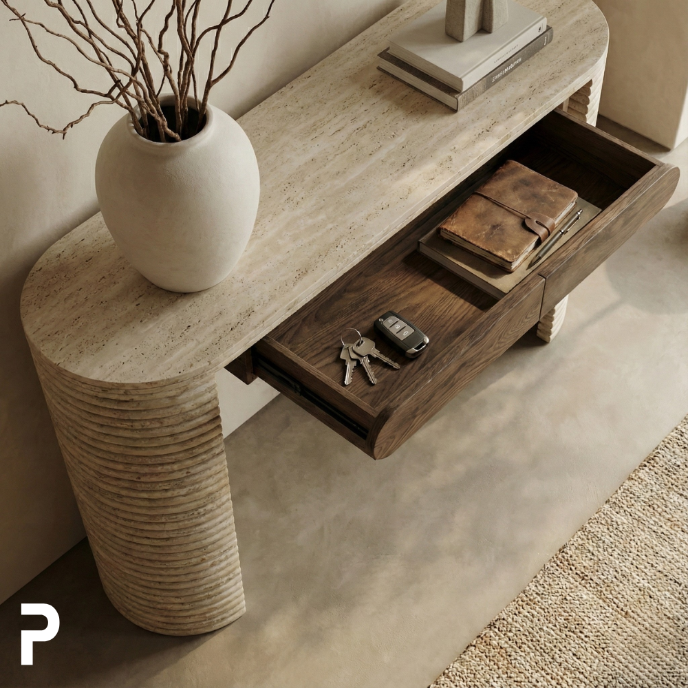 Travertine Ripple Dresuar