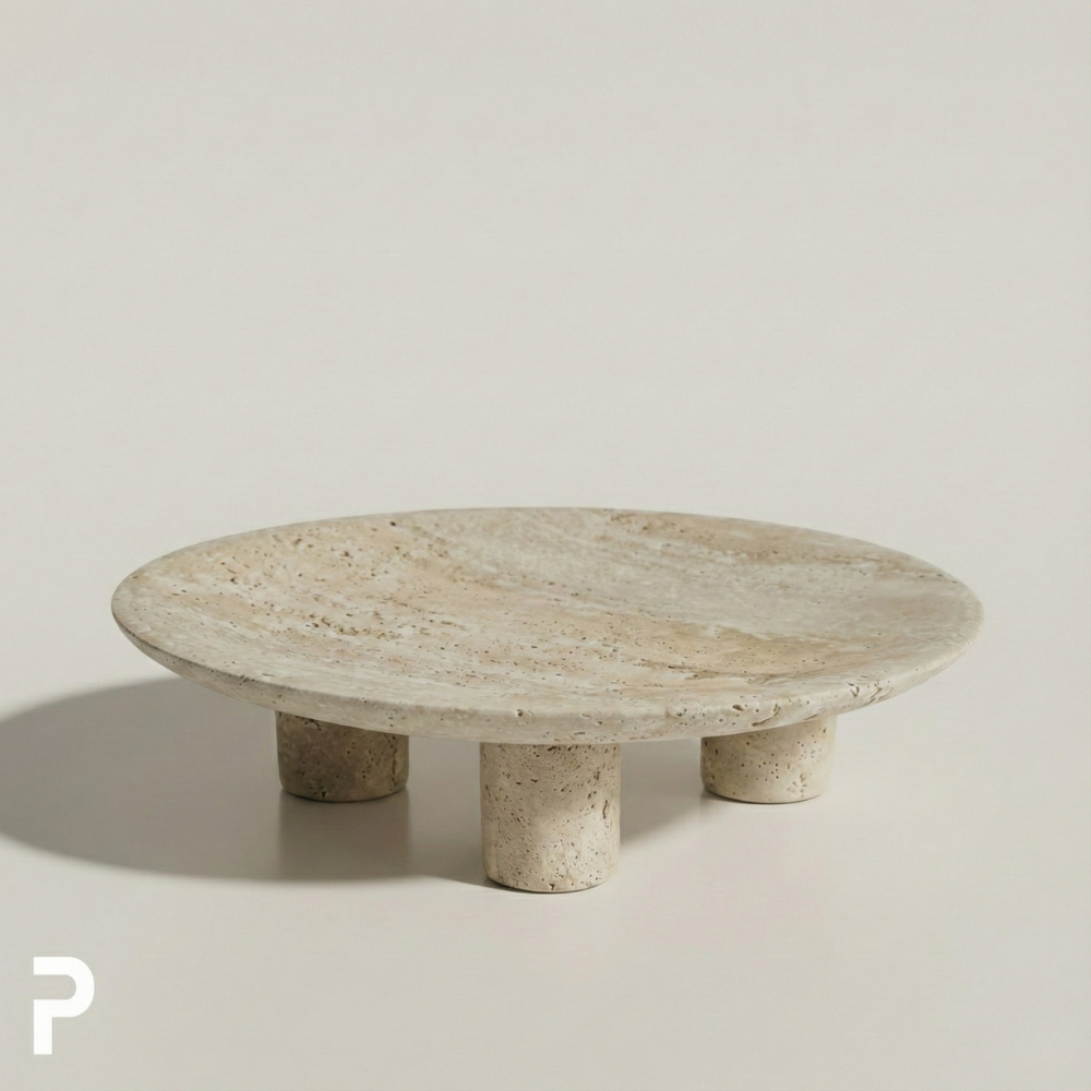 Tripod Traverten Stand