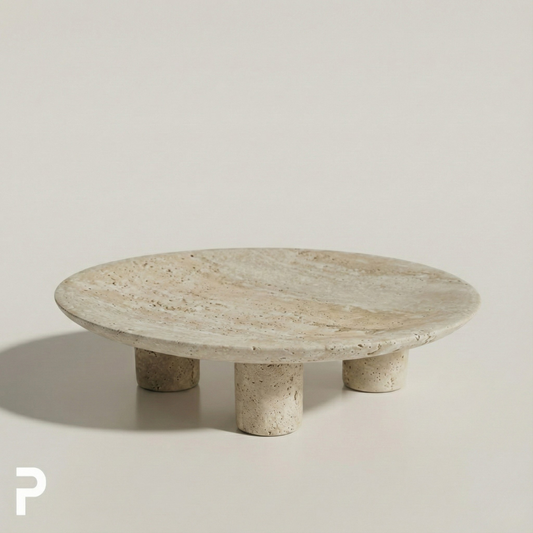 Tripod Traverten Stand